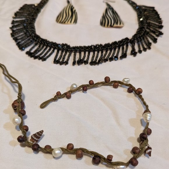3 piece assorted handmade Jewelry set - Picture 1 of 5
